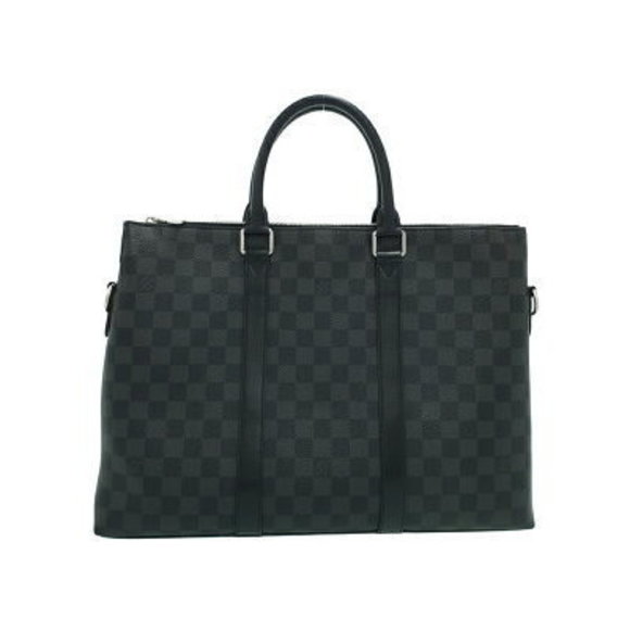 Louis Vuitton Damier Graphite Black Anton Briefcase Business Bag - Picture 1 of 8